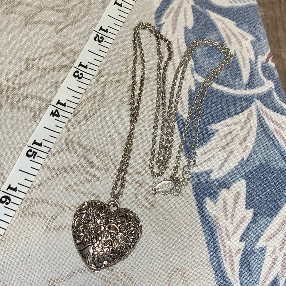 Aldo heart locket style necklace